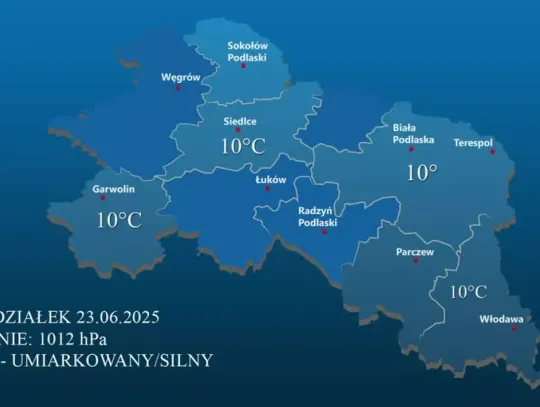 Prognoza Pogody - 23 czerwca