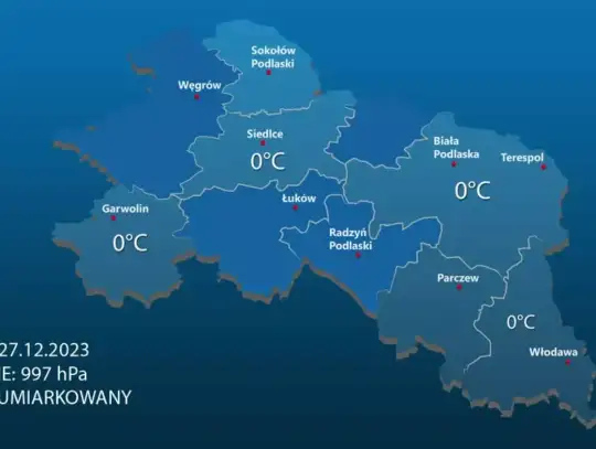 Prognoza Pogody - 27 grudnia