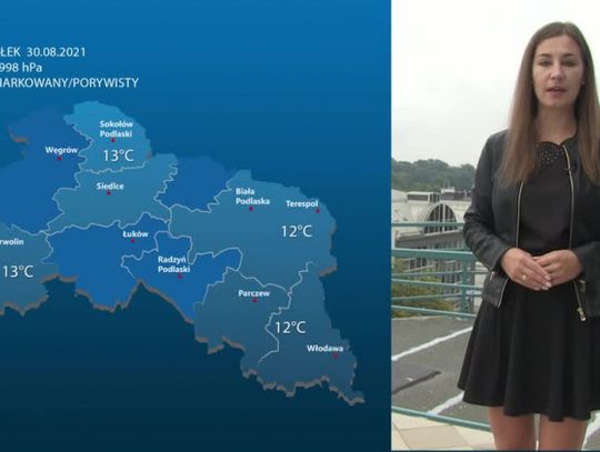 Prognoza pogody - 30 sierpnia
