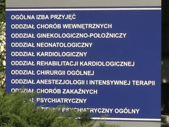 Protest pod Szpitalem Miejskim