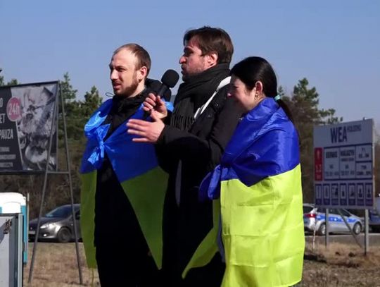 Protest ukraińskich aktywistów w Koroszczynie