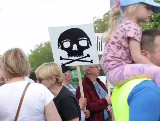 Protest w Wiśniewie