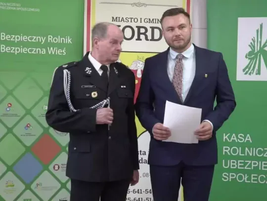 Przekaznie czeków KRUS dla jednostek OSP