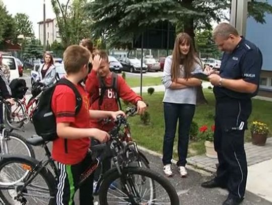Rajd rowerowy z policjantami