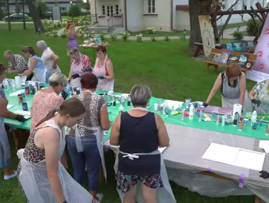 „Seniorzy z paletą” w Gminie Siedlce