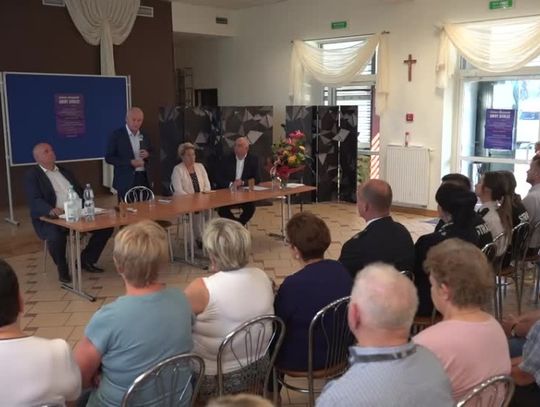 Spotkanie mieszkańców gm. Siedlce z Posłem Krzysztofem Tchórzewskim