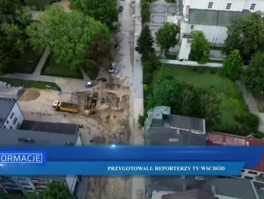 Trwają prace na ulicy Floriańskiej w Siedlcach