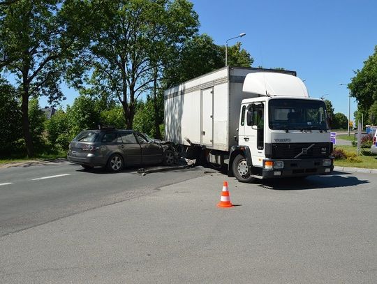 Wypadek na ul. Warszawskiej