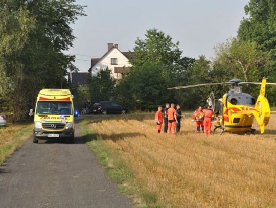 Wypadek w zakładzie kamieniarskim w Leśniczówce