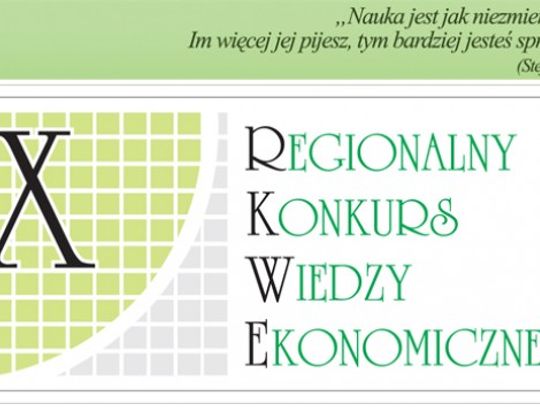 X Regionalny Konkurs Wiedzy Ekonomicznej
