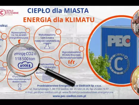 Życzenia od PEC Siedlce