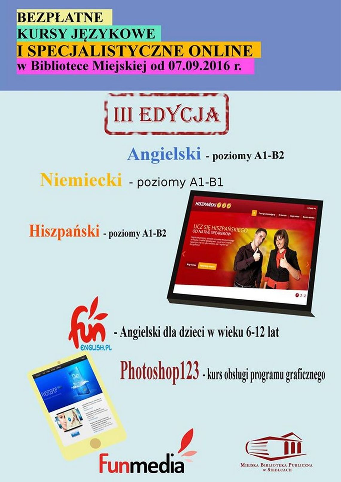 Bezpłatne e-kursy językowe