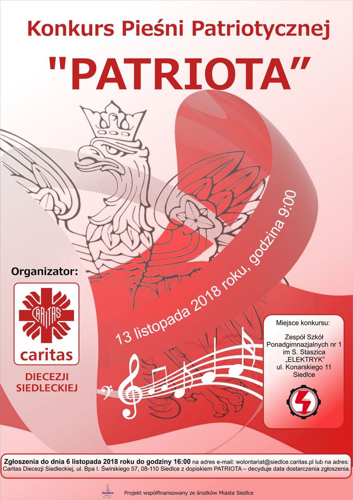 Caritas ogłasza dwa konkursy patriotyczne