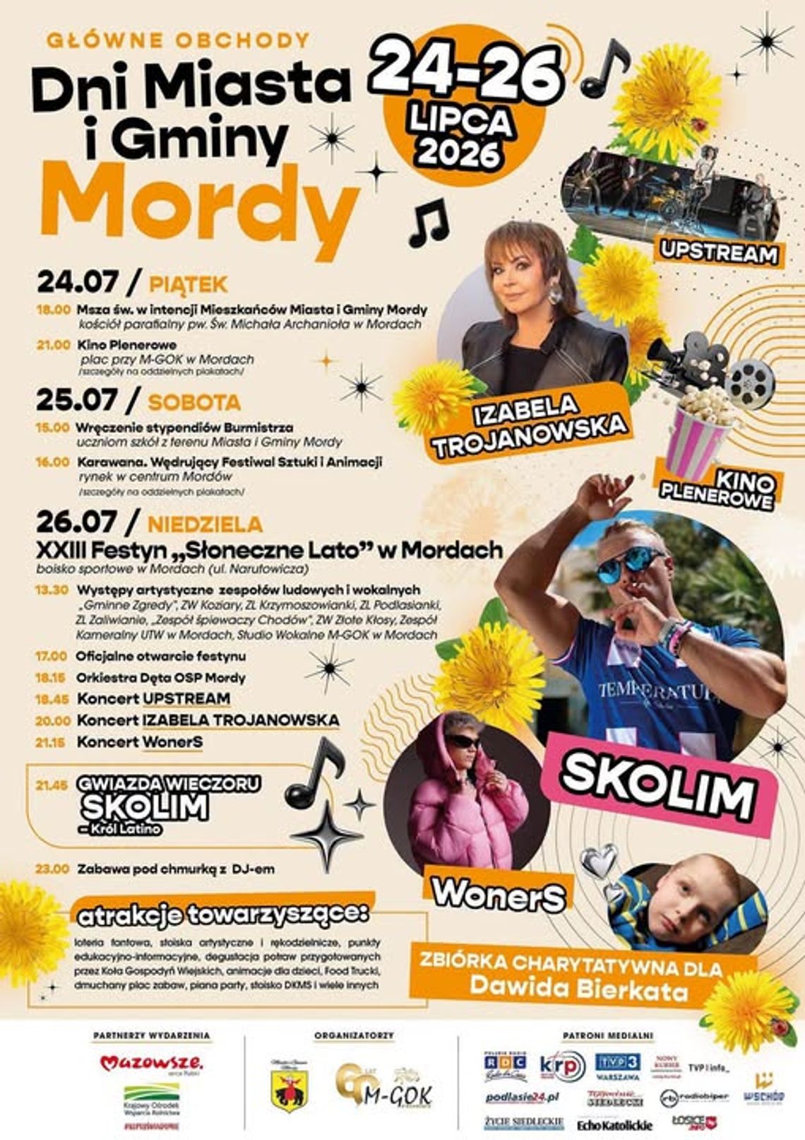 Dni Miasta i Gminy Mordy już w najbliższy weekend! Dni Miasta i Gminy Mordy już w najbliższy weekend!