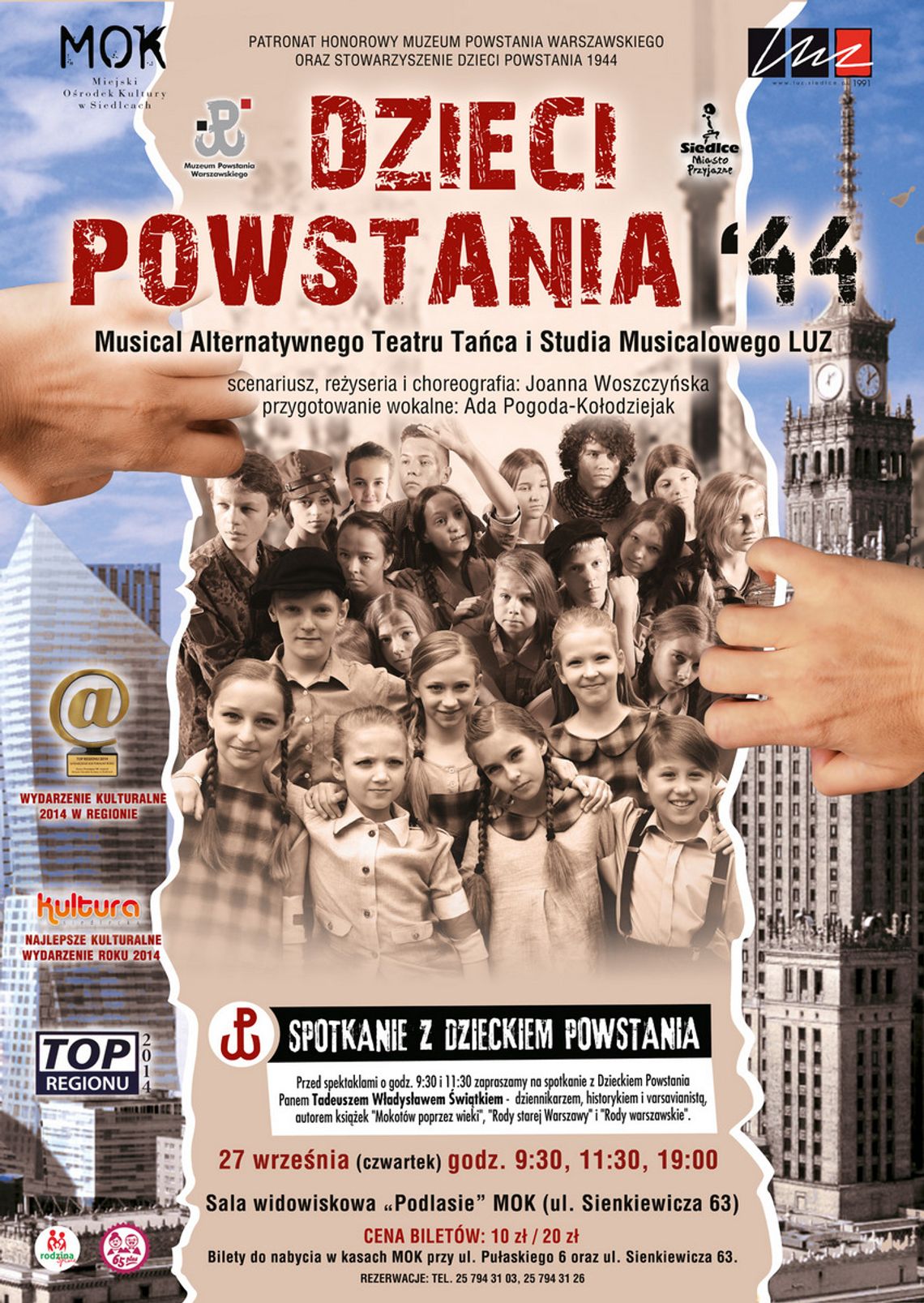 Dzieci Powstania ’44 – musical Alternatywnego Teatru Tańca LUZ i Wokalnego Studia Musicalowego LUZ