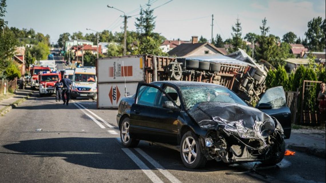 Groźny wypadek w Sterdyni