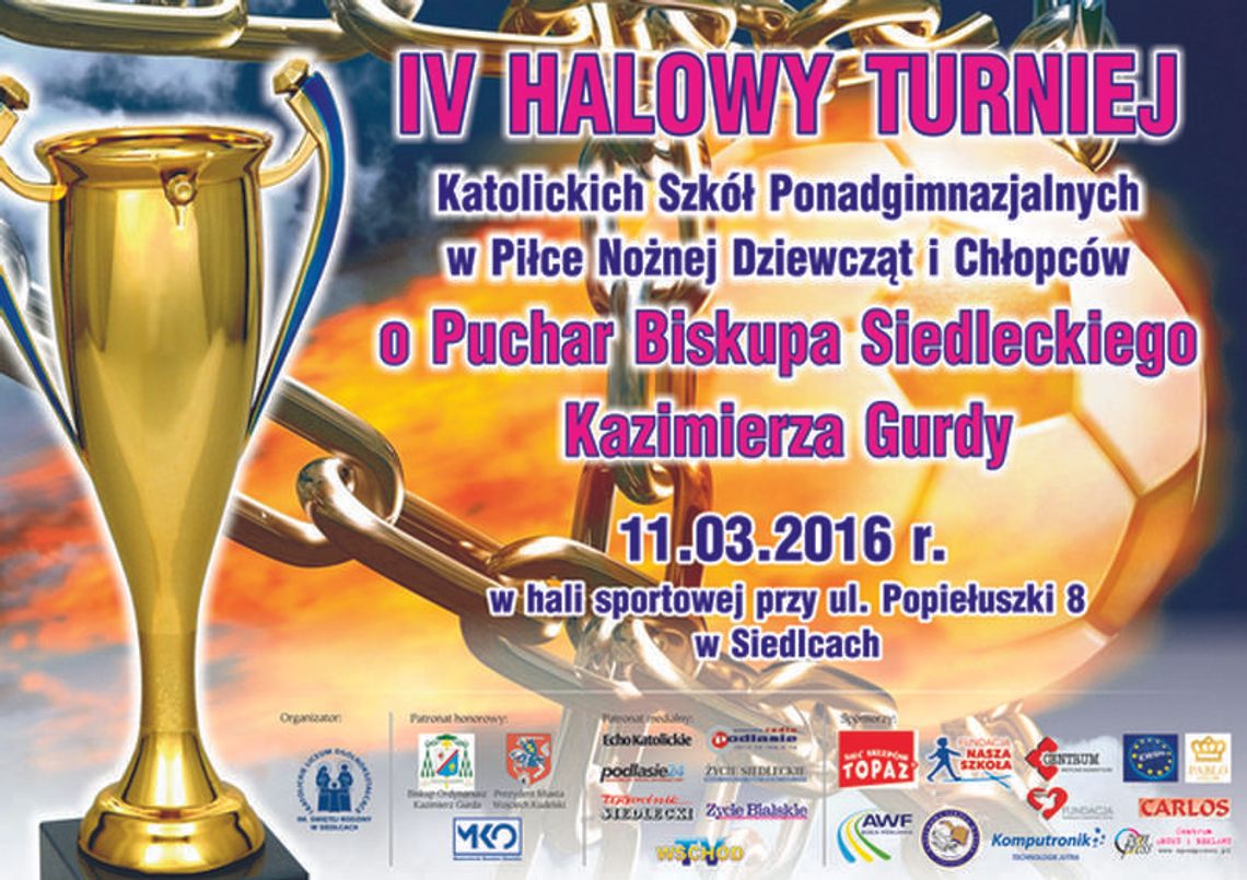 ​IV Halowy Turniej w Piłce Nożnej / NASZ PATRONAT