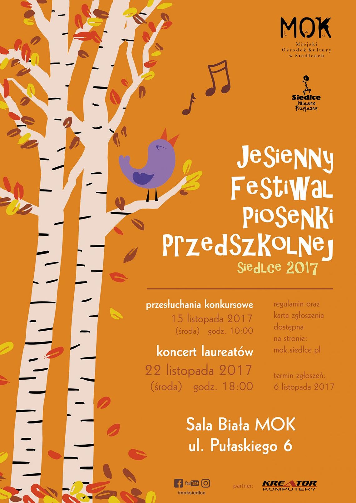 Jesienny Festiwal Piosenki Przedszkolnej