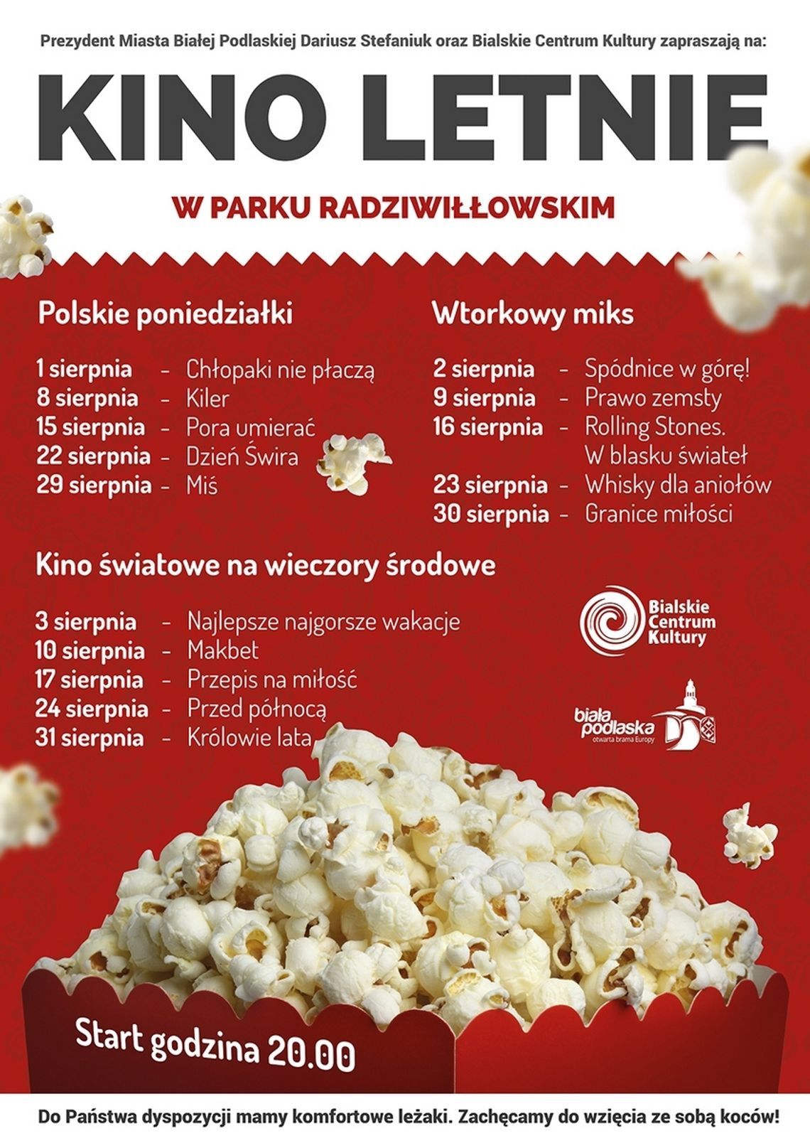 Kino Letnie w Parku Radziwiłłowskim