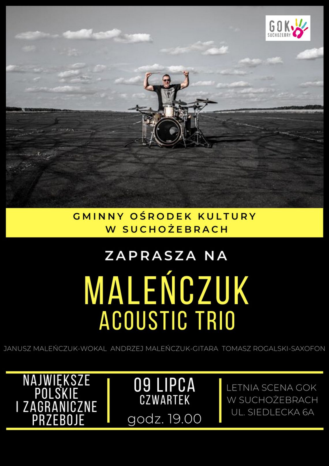 Koncert Maleńczuk Acoustic Trio - Suchożebry 