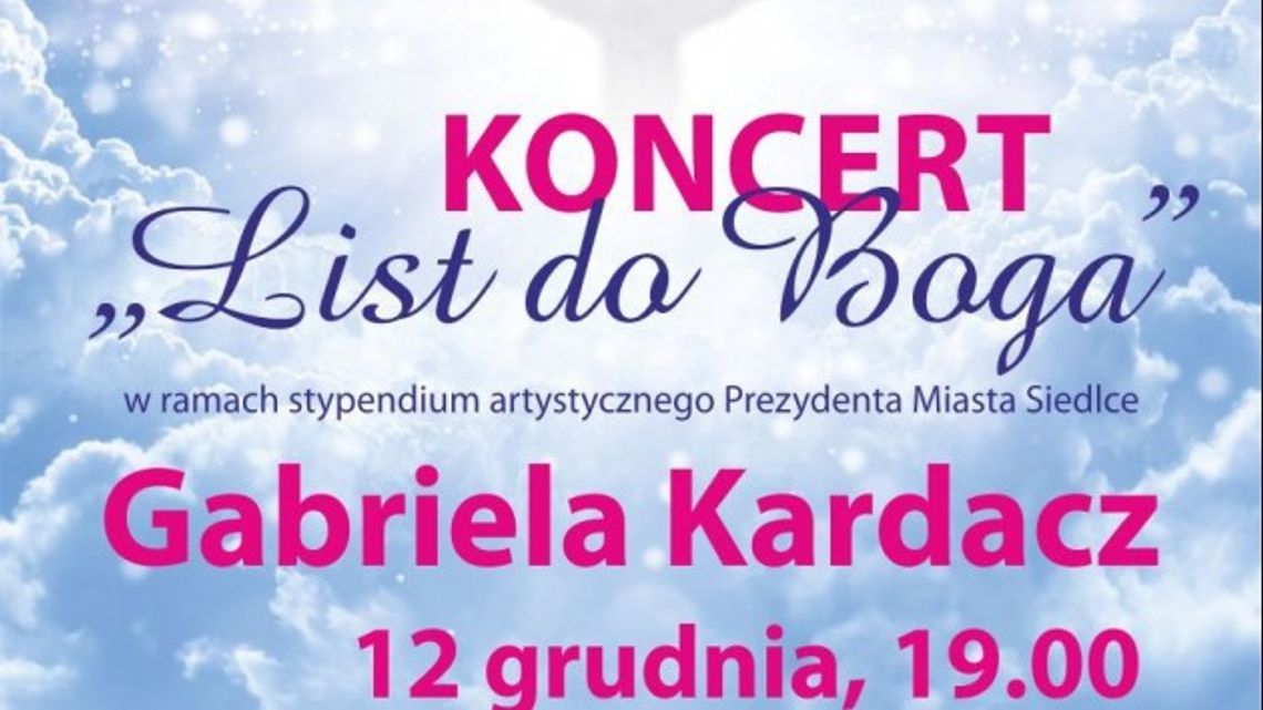 Koncert stypendialny Gabrieli Kardacz 