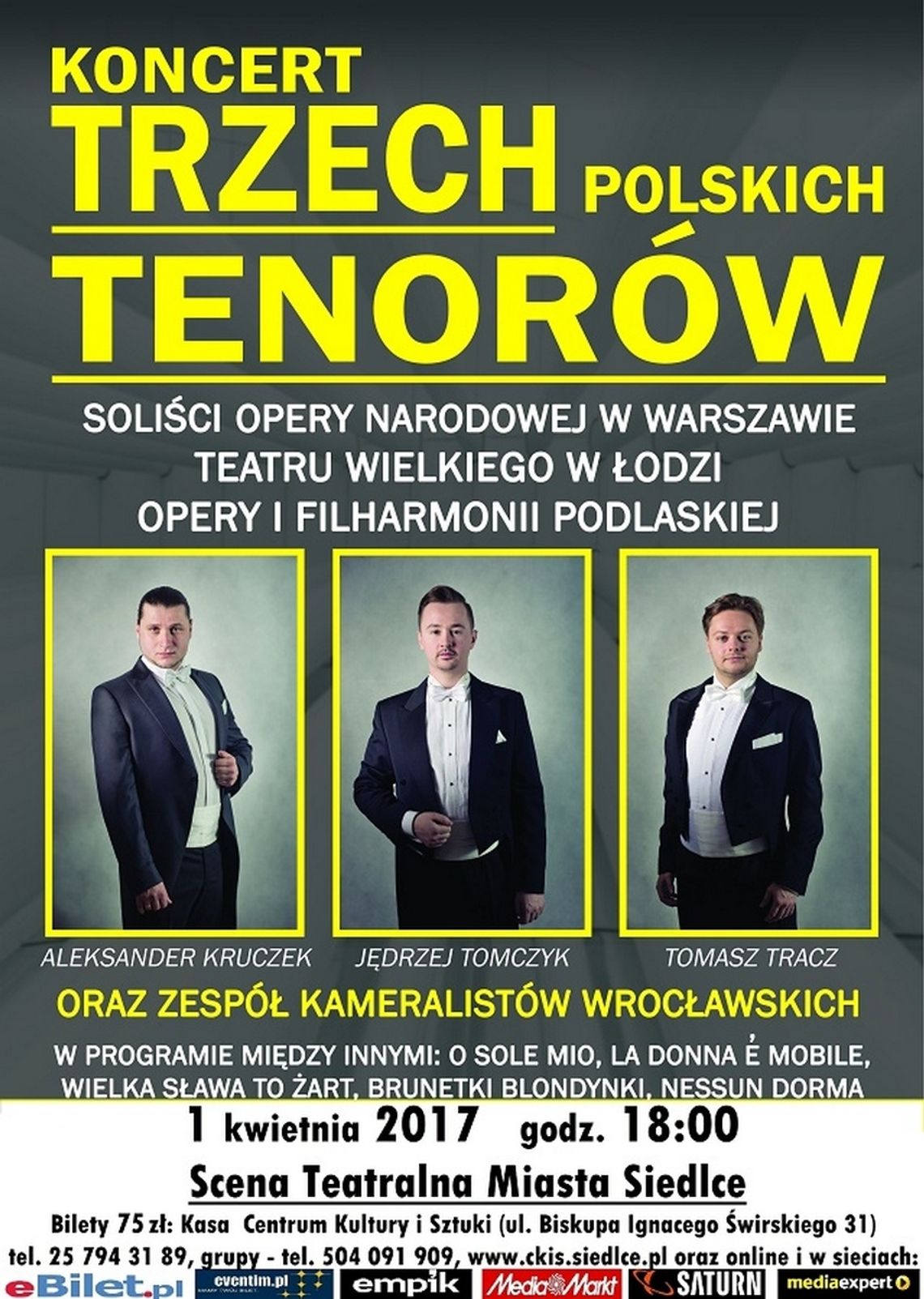 Koncert Trzech Polskich Tenorów