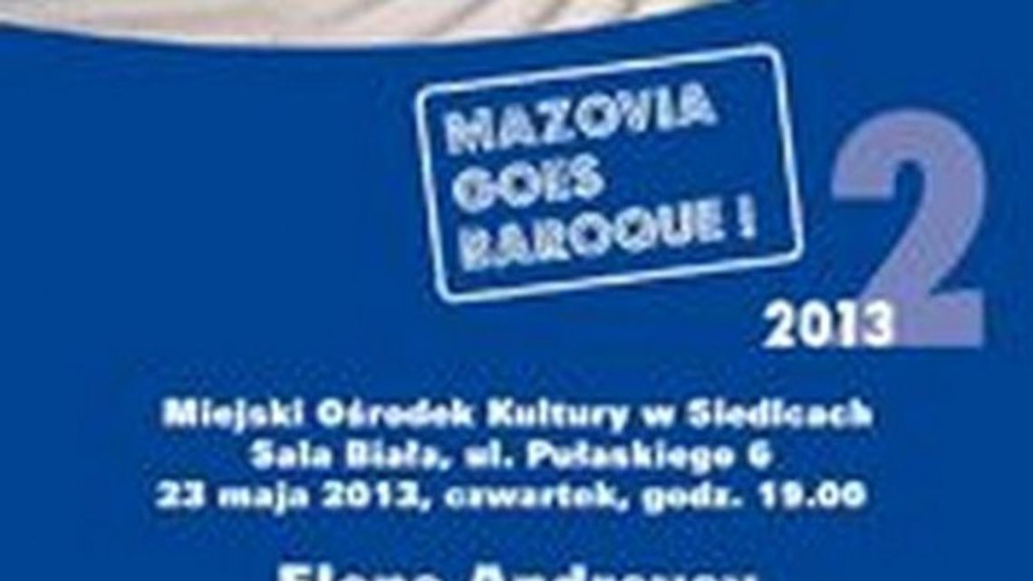 Koncert z cyklu Mazovia Goes Baroque