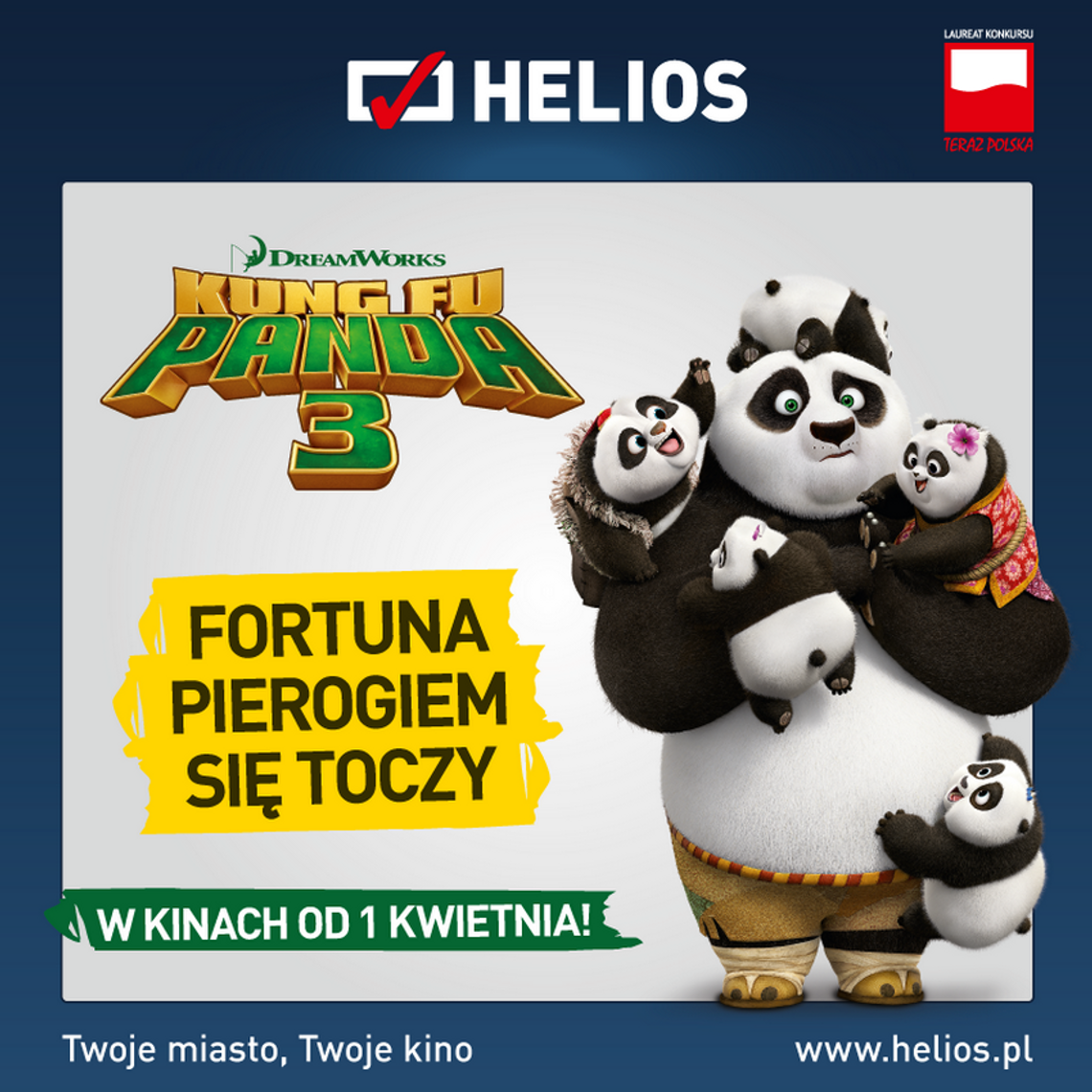 Kung Fu Panda 3 w kinach Helios!