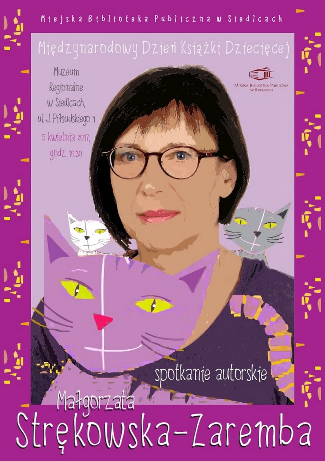 Małgorzata Strękowska–Zaremba w Miejskiej Bibliotece Publicznej w Siedlcach