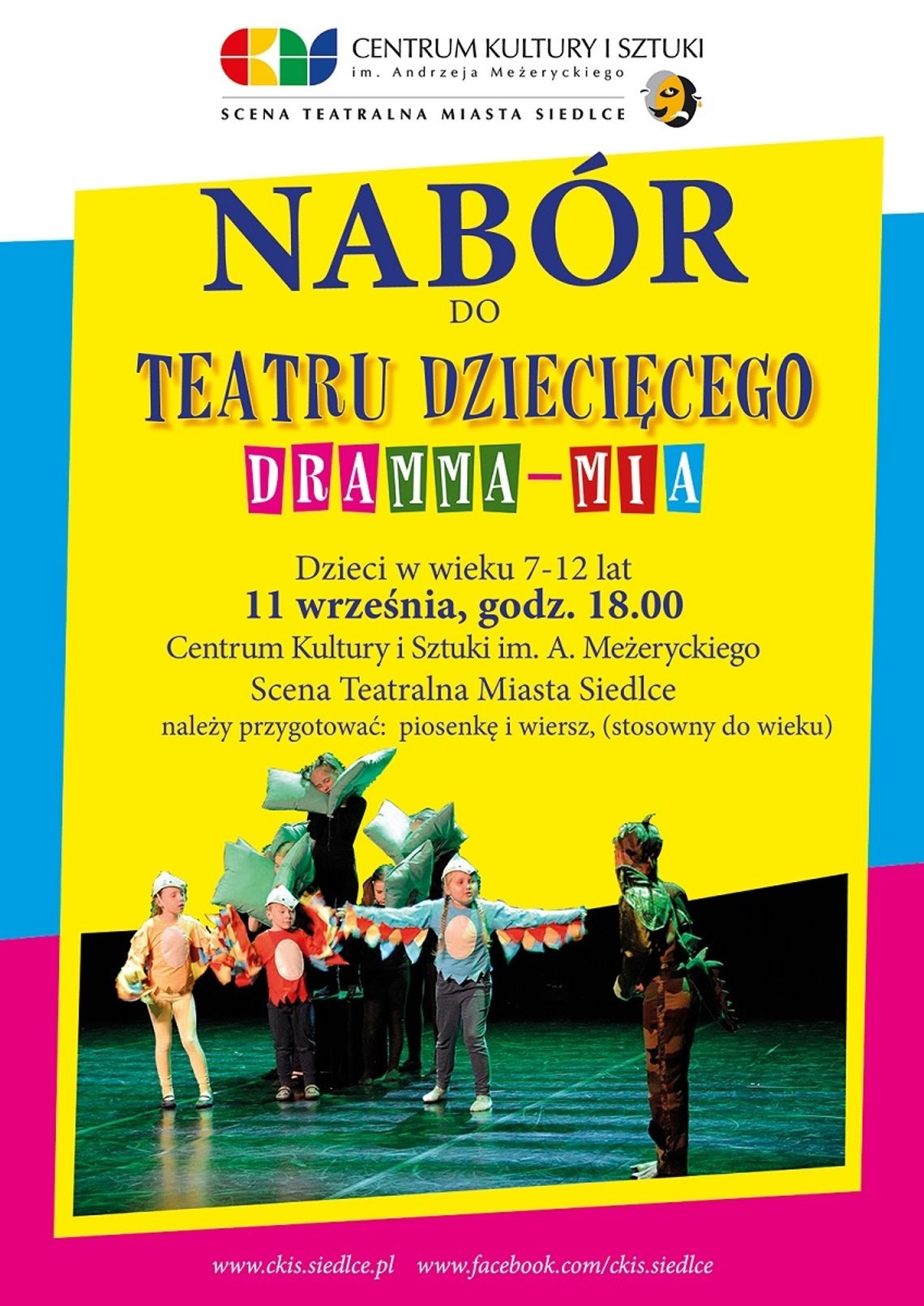 Nabór do Teatru Dziecięcego Dramma-Mia!