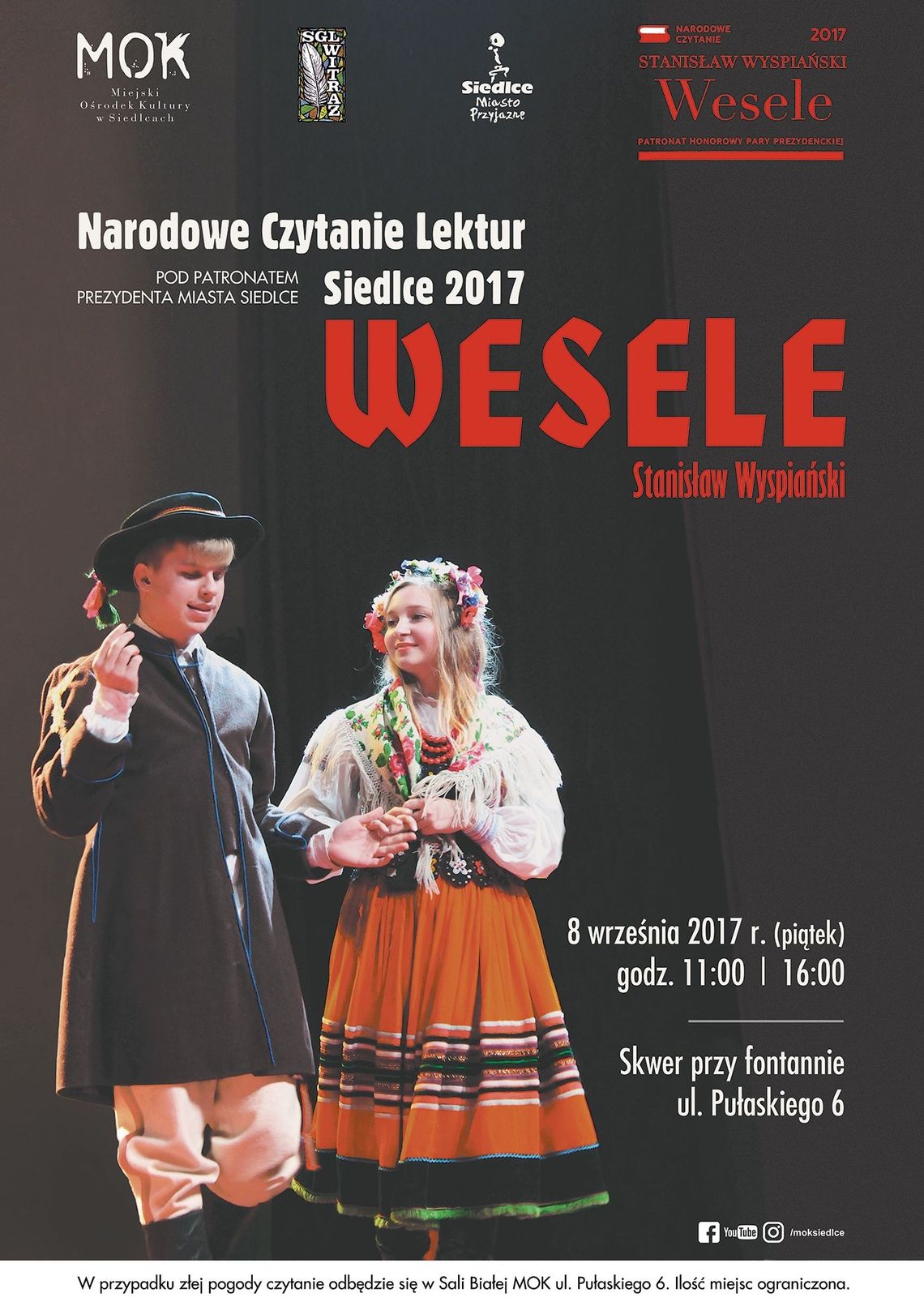 Narodowe Czytanie Lektur - "Wesele" Stanisława Wyspiańskiego