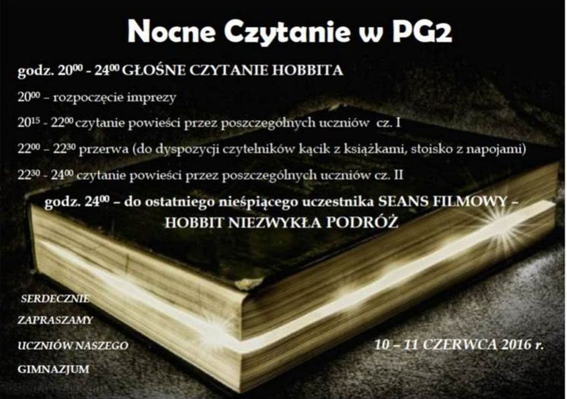 Nocne Czytanie w PG2