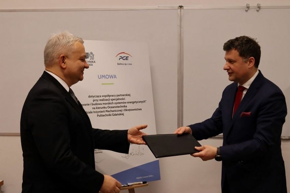 Nowa specjalność studiów z obszaru offshore na Politechnice Gdańskiej  we współpracy z PGE