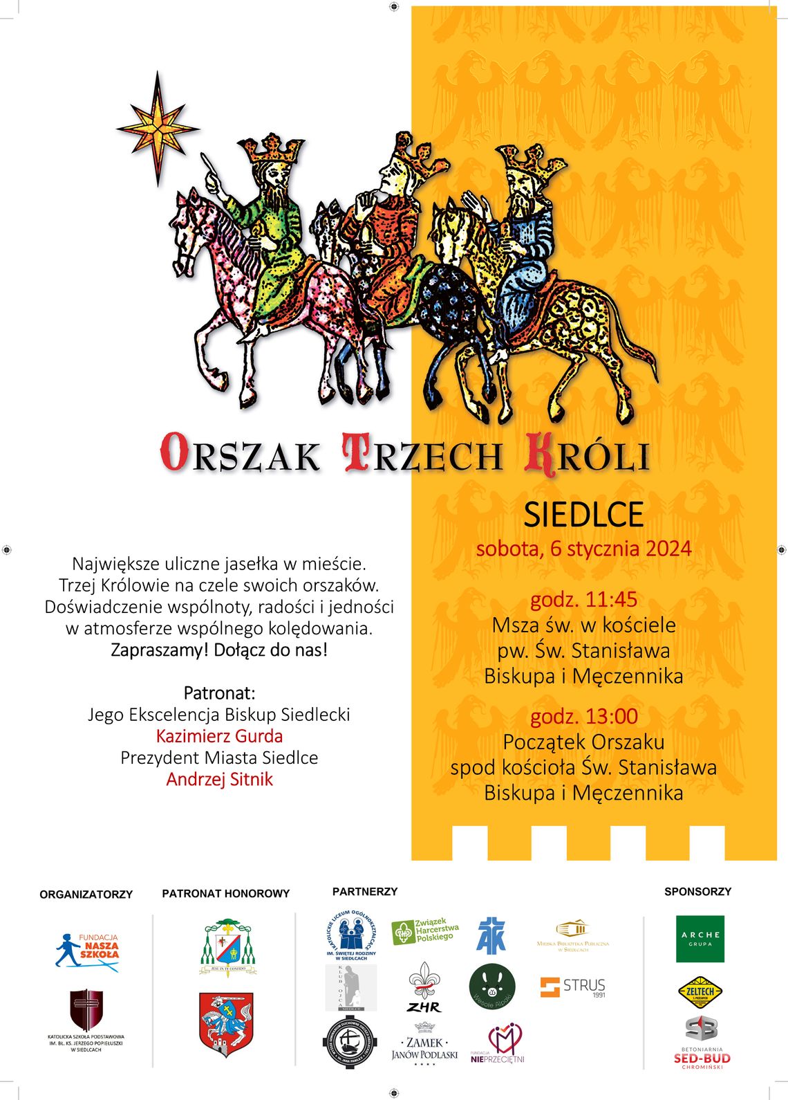 Orszaku Trzech Króli - Siedlce 2024