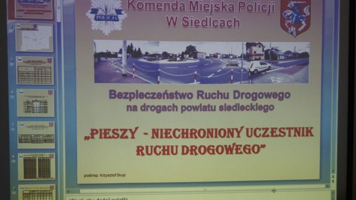 Pieszy jako niechroniony uczestnik ruchu drogowego