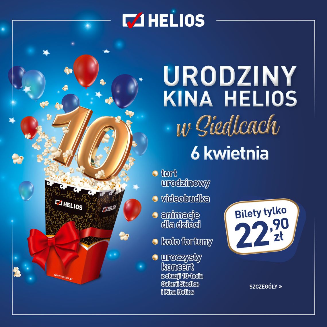 Plakat repertuarowy - Kino Helios