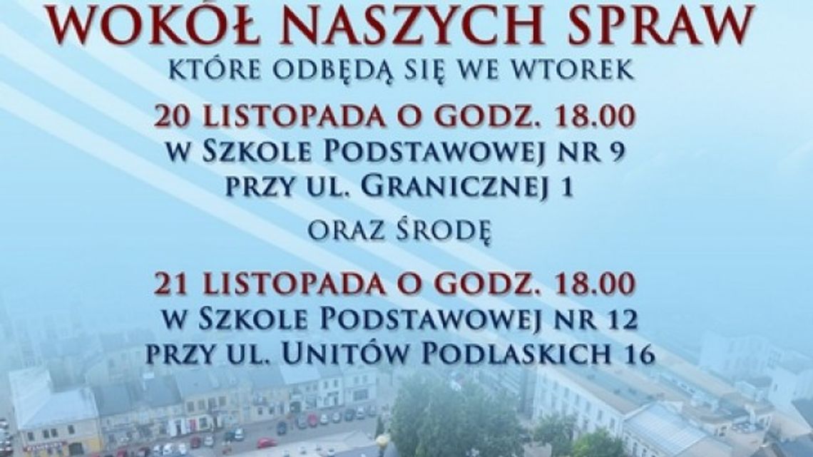 Prezydent spotka się z mieszkańcami Siedlec