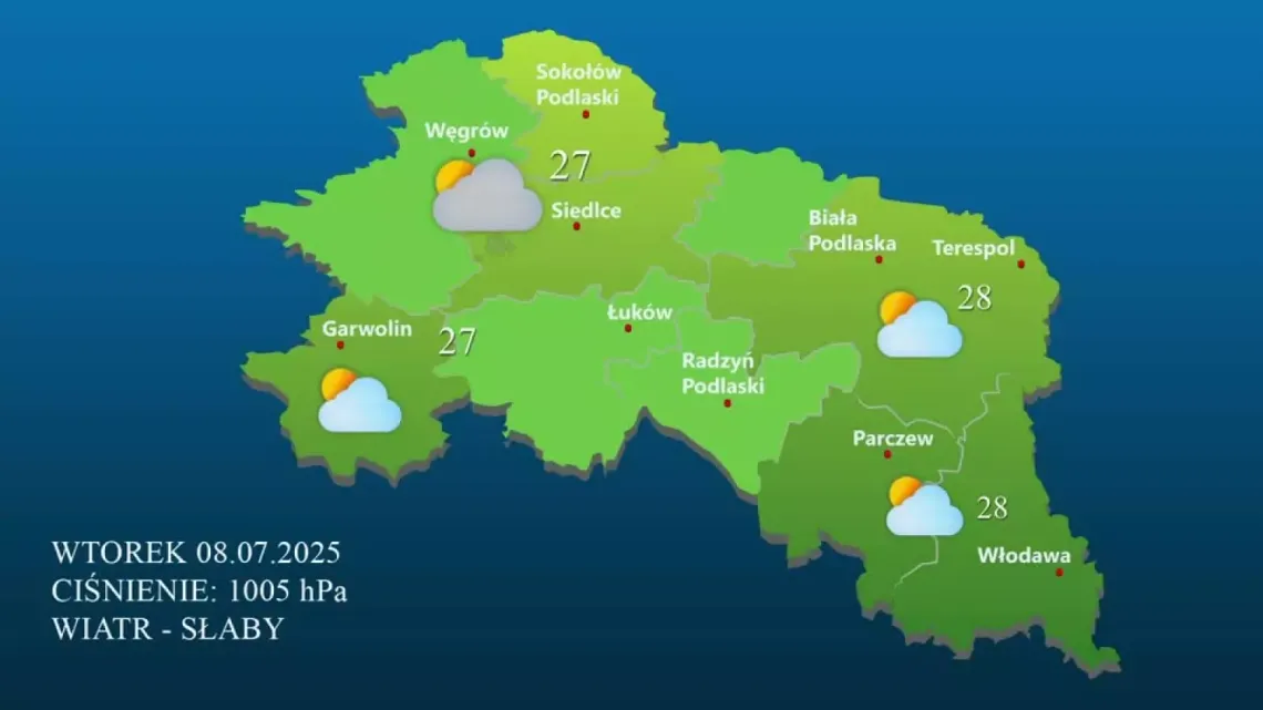 Prognoza Pogody -7 lipca Prognoza Pogody -7 lipca