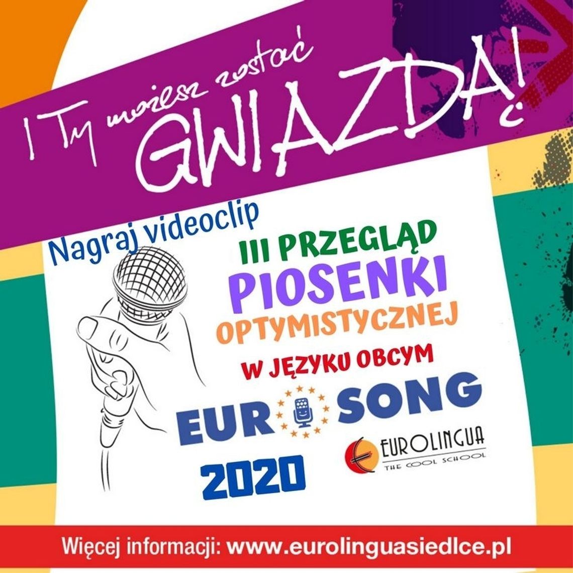 Przegląd Piosenki Optymistycznej w języku obcym Eurosong 2020!