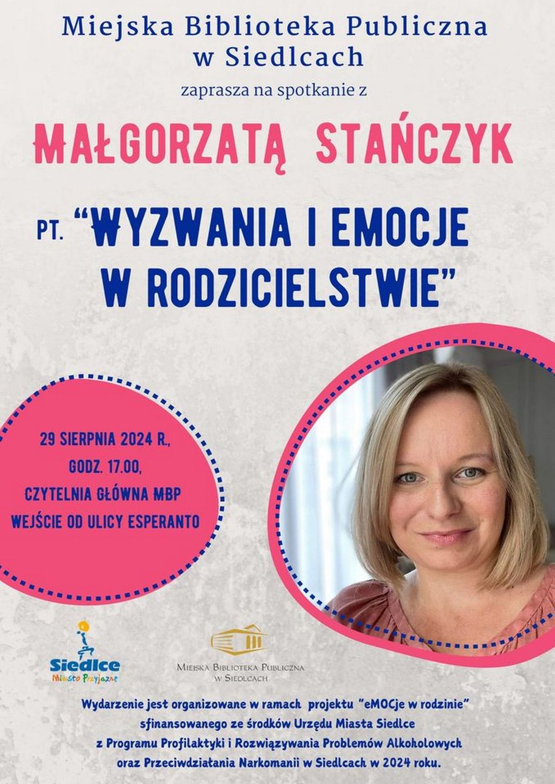 Rozmowy o wyzwaniach i emocjach w rodzicielstwie w Miejskiej Bibliotece Publicznej w Siedlcach