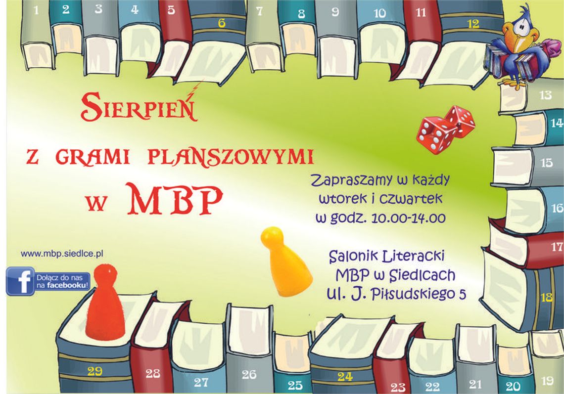 Sierpień z grami planszowymi w MBP