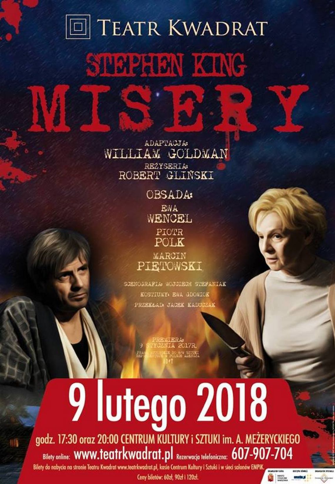 Teatr Kwadrat ze spektaklem "Misery"