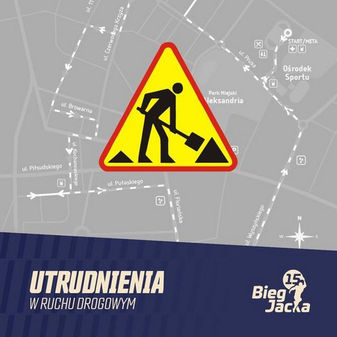 Utrudnienia w ruchu drogowym w związku z organizacją Biegu Siedleckiego Jacka