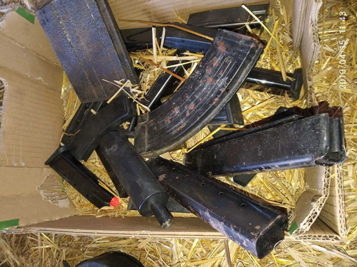 W stodole znaleziono prawdziwy arsenał