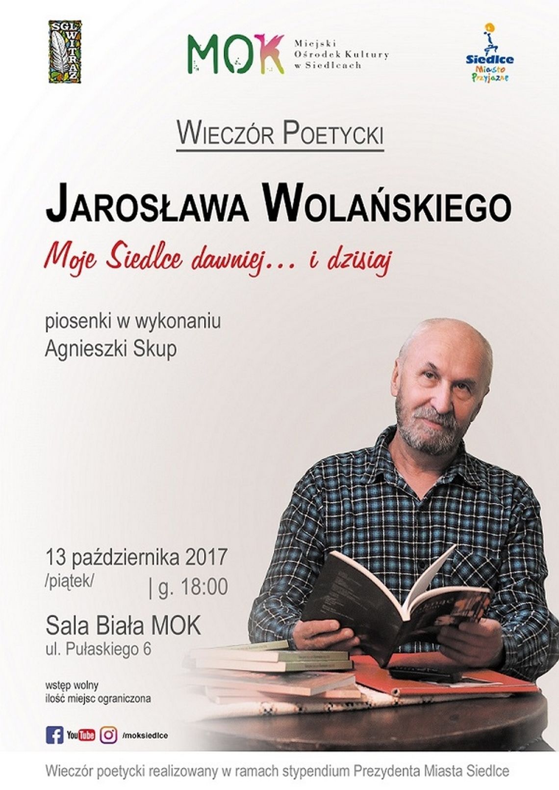 Wieczór poetycki Jarosława Wolańskiego