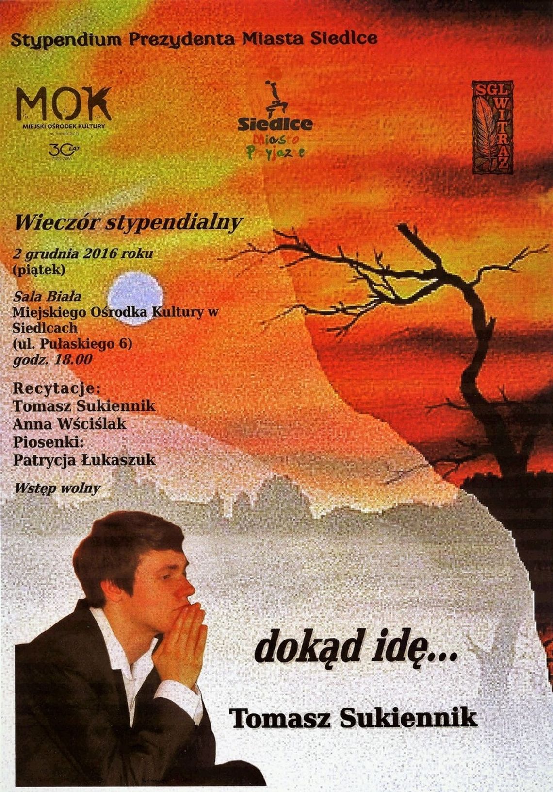 Wieczór poezji Tomasza Sukiennika