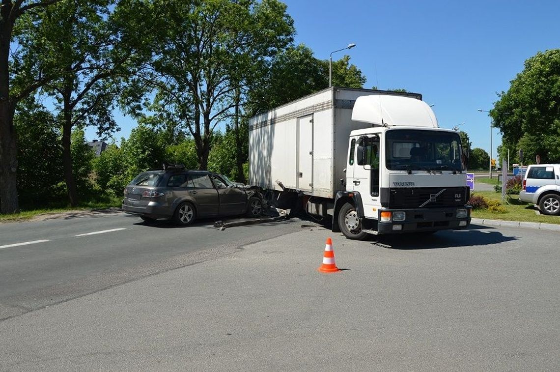 Wypadek na ul. Warszawskiej