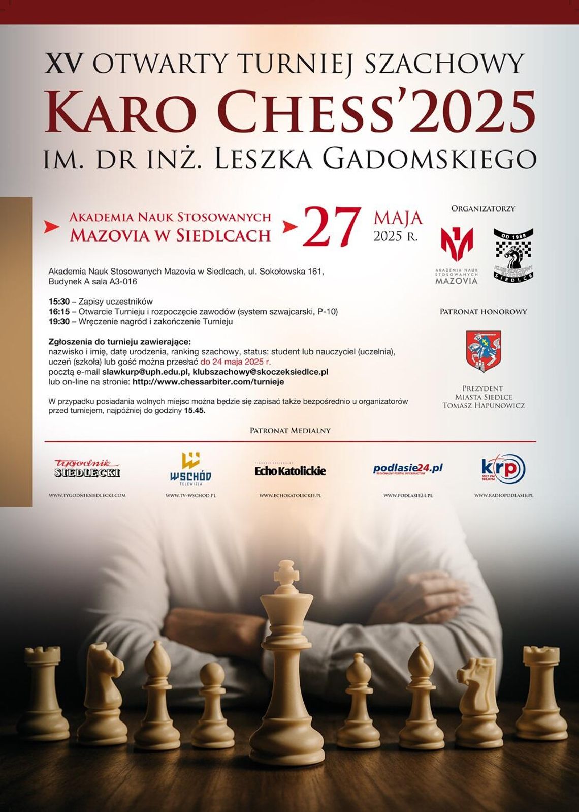 XV Turniej Szachowy XV Turniej Szachowy