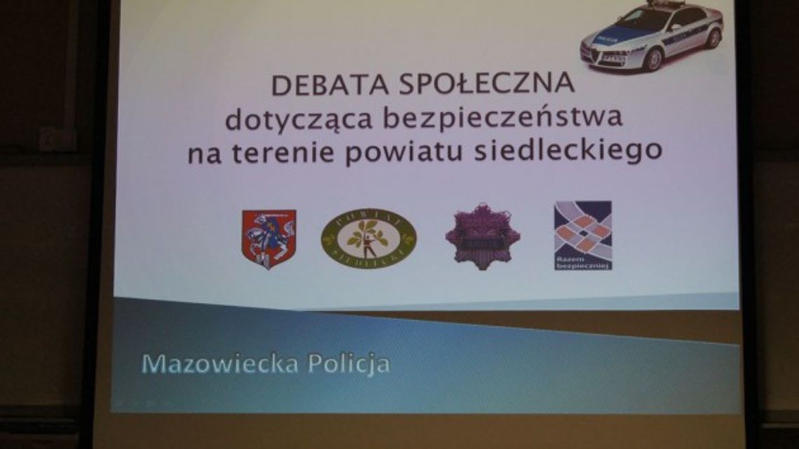 Zaproszenie na debatę dotyczącą bezpieczeństwa seniorów