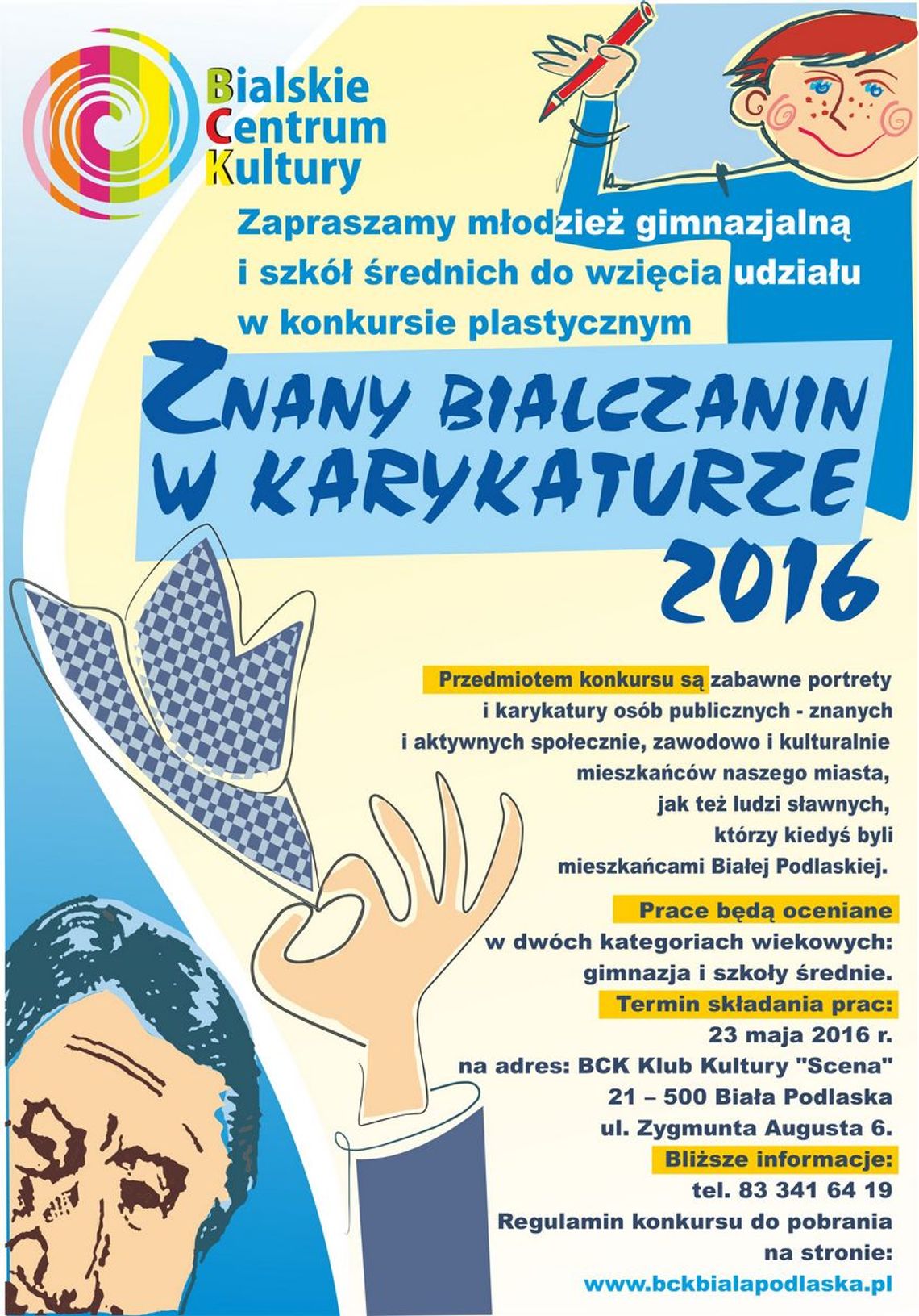 Znany Bialczanin w karykaturze 2016